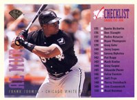 Chicago White Sox – Frank Thomas - Checklist