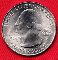Coin - 2015 BU Saratoga New York Washington Clad Quarter