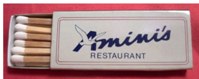 Matchbox – Amini’s Restaurant