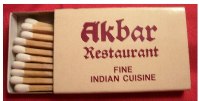Matchbox – Akbar Restaurant