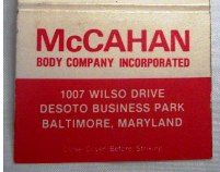 Matchbook – McCahan Body & Trailer Company