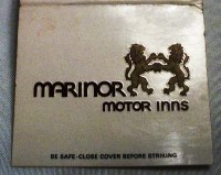 Matchbook – Marinor Motor Inns