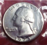 Coin - 1973D Clad BU Washington Quarter