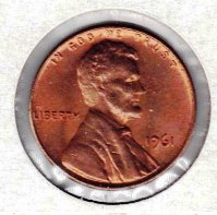 Coin – 1961 Uncirculated Lincoln Head Memorial Cent