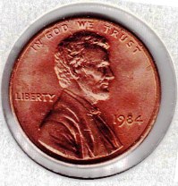 Coin – 1984 Uncirculated Lincoln Head Memorial Cent