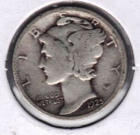 Coin - 1925 Mercury Silver Dime