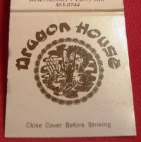 Matchbook - Dragon House Restaurant
