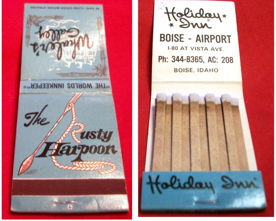 Matchbook - The Rusty Harpoon - Holiday Inn