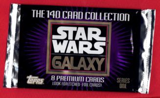 1993 Star Wars Galaxy Trading Card Wrapper