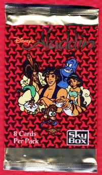 Aladdin Trading Card Wrapper (Red)