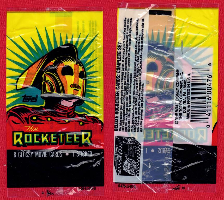 The Rocketeer Trading Card Wrapper