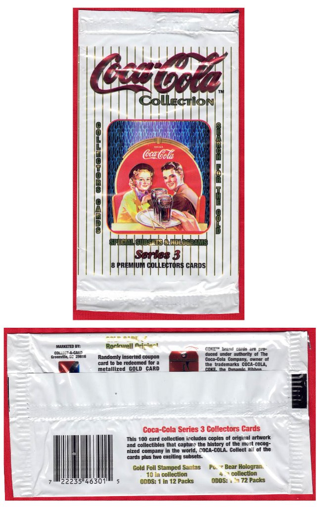 Coca-Cola - Series 3 Trading Card Wrapper (Boy and Girl)