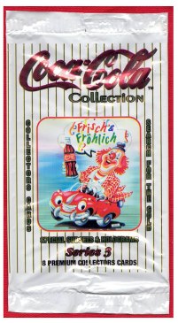 Coca-Cola - Series 3 Trading Card Wrapper (Clown)