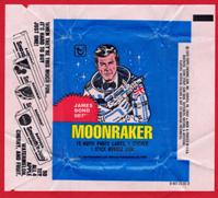 Moonraker Wax Trading Card Wrapper