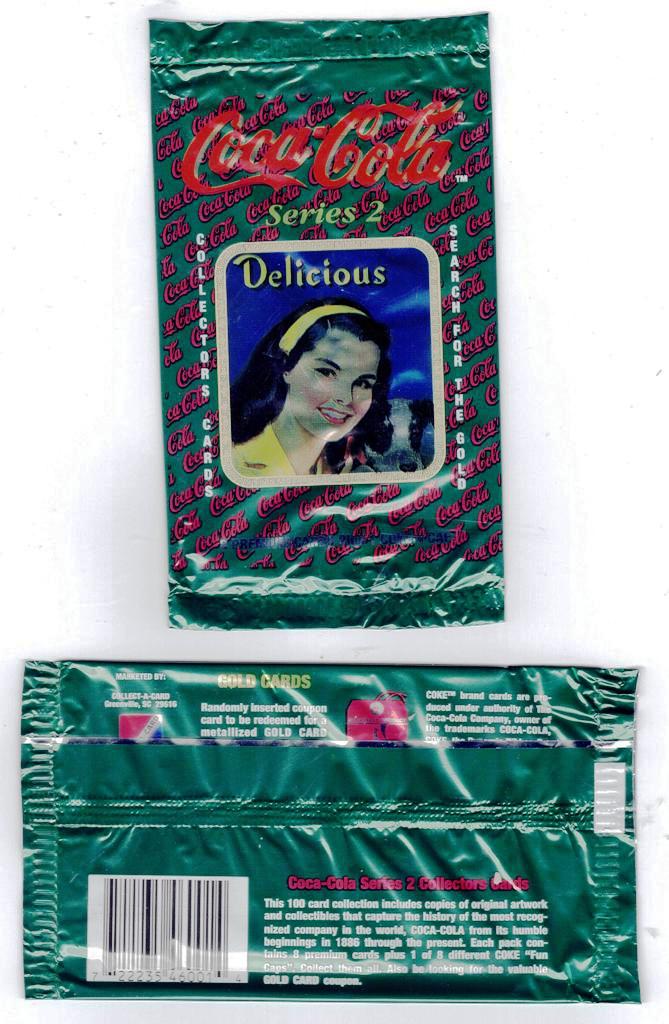 Coca-Cola - Series 2 Trading Card Wrapper (Girl and Dog)