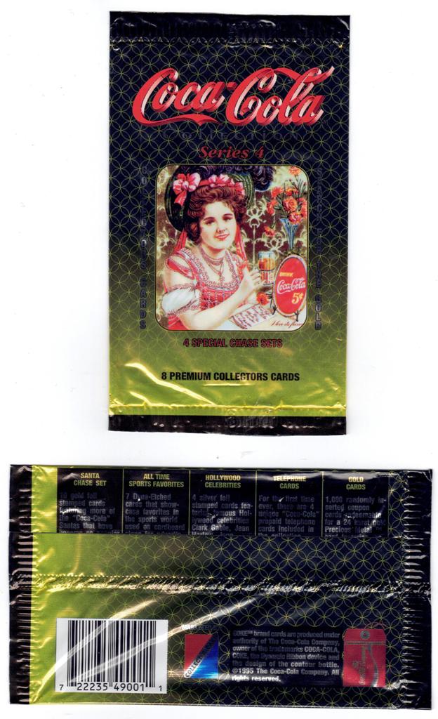 Coca-Cola - Series 4 Trading Card Wrapper (19th Century Woman)