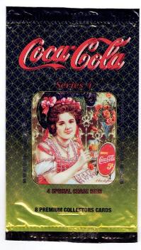 Coca-Cola - Series 4 Trading Card Wrapper (19th Century Woman)