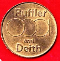 Token –10 Pence – Ruffler and Deith - United Kingdom