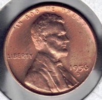 Coin - 1956D Uncirculated Lincoln Wheat Penny