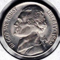 Coin – 1960D (BU) Jefferson Head Nickel