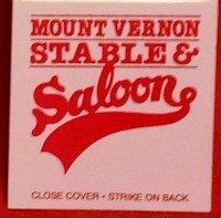 Matchbook – Mount Vernon Stable & Saloon (Baltimore, MD)