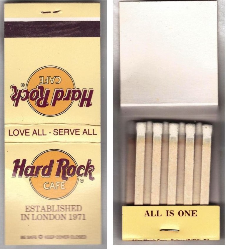 Matchbook – The Hard Rock Cafe (London, Great Britain)