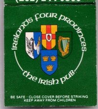 Matchbook - Irelands Four Provinces Pub (Washington DC)
