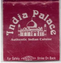 Matchbook - India Palace Restaurant (Annapolis, MD)