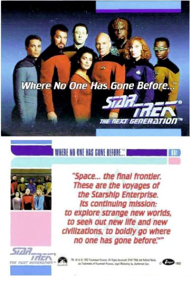 Star Trek The Next Generation (Incomplete) Set