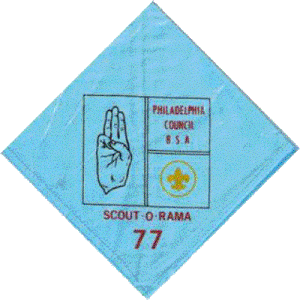 Neckerchief Philadelphia Area Council (1977 Scout O - Rama)