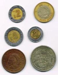 Foreign Coin – 6 Coins of Mexico