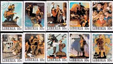 Liberia 10¢ Stamps