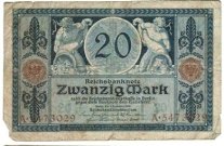 Germany - 20 Zwanzig Mark