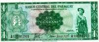 Paraguay - 1 Guarani Note