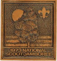 1973 National Jamboree Leather Patch