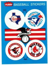 1989 - 4 Team Logos (Stickers)