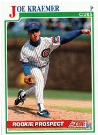Chicago Cubs - Joe Kraemer - Rookie Card