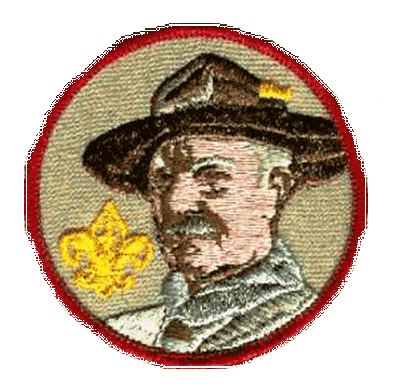 Lord Baden Powell Patch (Yellow Fleur-De-Leis)