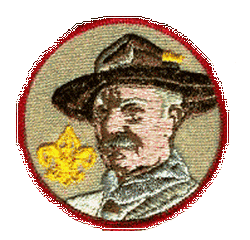 Lord Baden Powell Patch (Yellow Fleur-De-Leis)