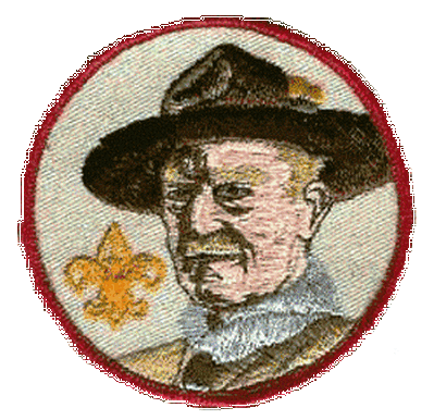 Lord Baden-Powell Patch (Gold Fleur-De-Leis)