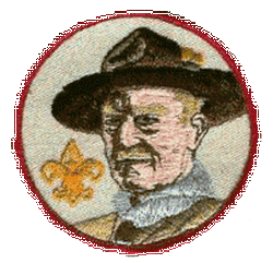 Lord Baden-Powell Patch (Gold Fleur-De-Leis)