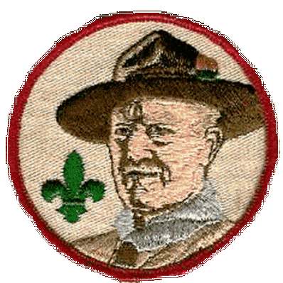Lord Baden-Powell Patch (Green Fleur-De-Leis)