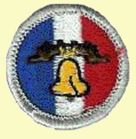 Merit Badge - Citizenship in the Nation (1972 – 1975) (Blue)