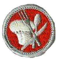 Merit Badge - Cooking (1969 - 1971) (Cloth)
