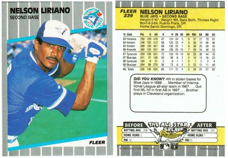 Toronto Blue Jays - Nelson Liriano (239)