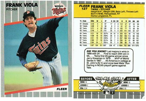 Minnesota Twins - Frank Viola