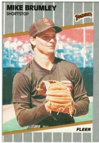 San Diego Padres - Mike Brumbley - Rookie Card