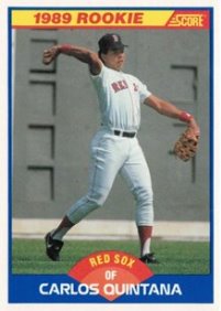 Boston Red Sox - Carlos Quintana - Rookie Card