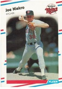 Minnesota Twins - Joe Niekro