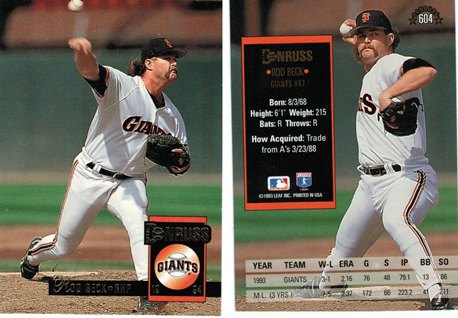 San Francisco Giants - Rod Beck